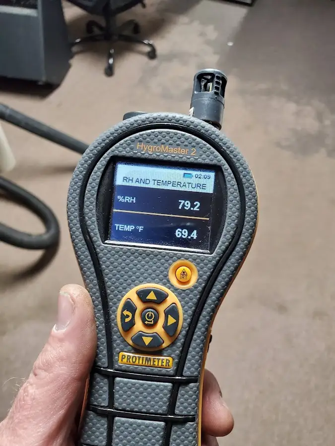 Moisture meter humidity assessment for Fire & Smoke Damage Restoration in Pembroke